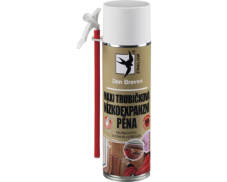 PU pěna nízkoexpanzní maxi trubičková Den Braven 500 ml, žlutá